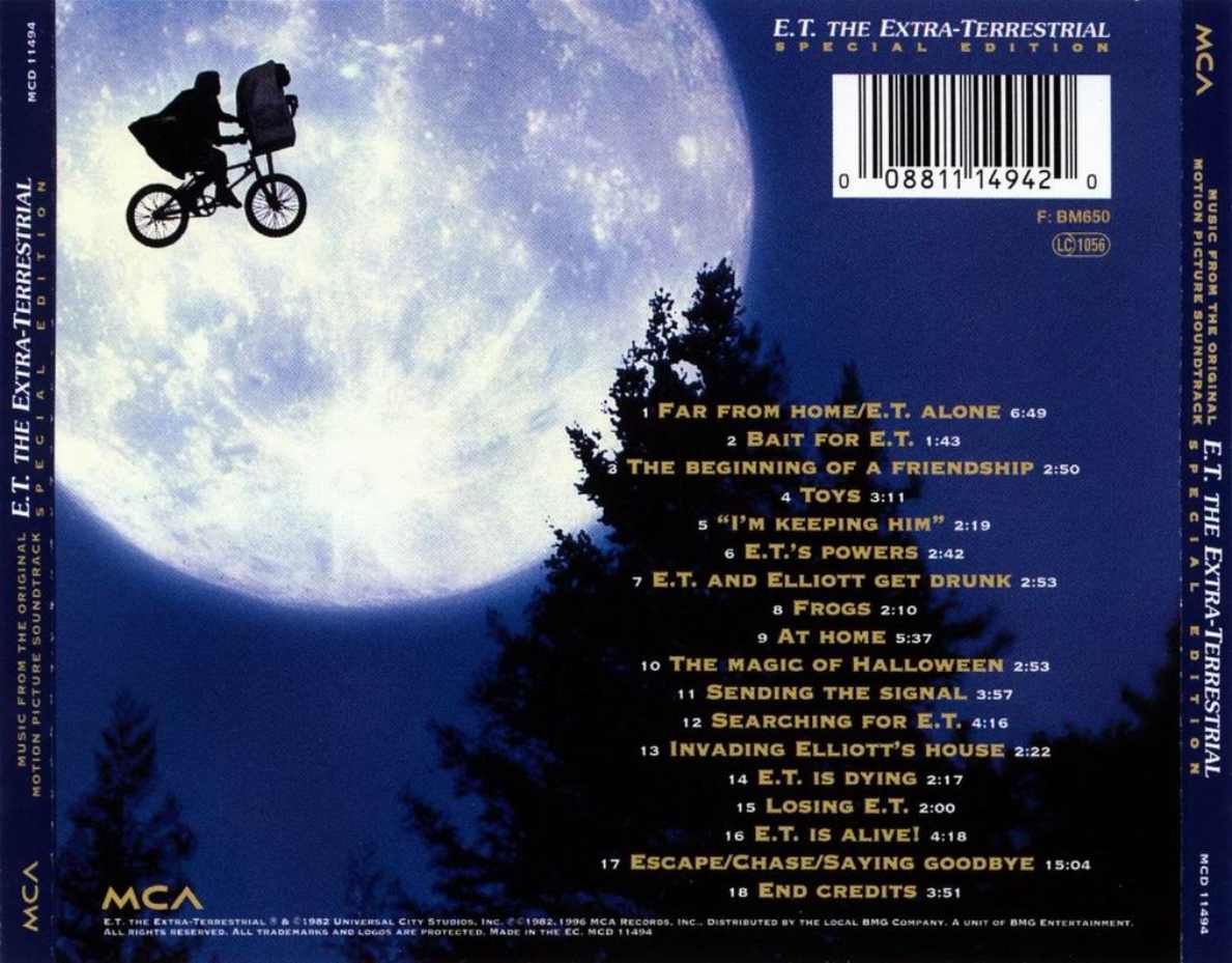 Et  The Extra Terrestrial  Soundtrack : Back